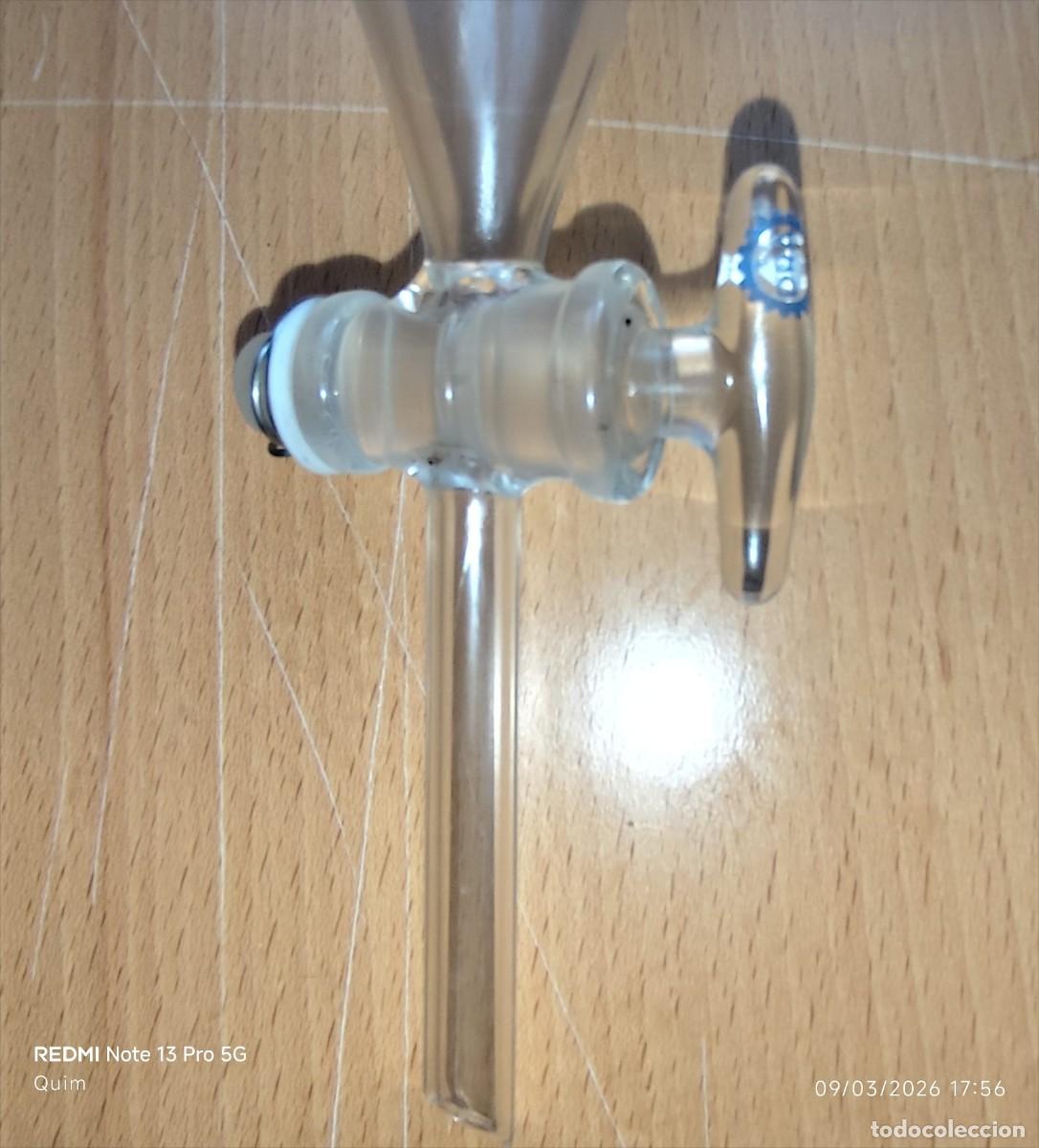 Antig&uuml;edades: Embudo separador-decantador de laboratorio - Foto 3