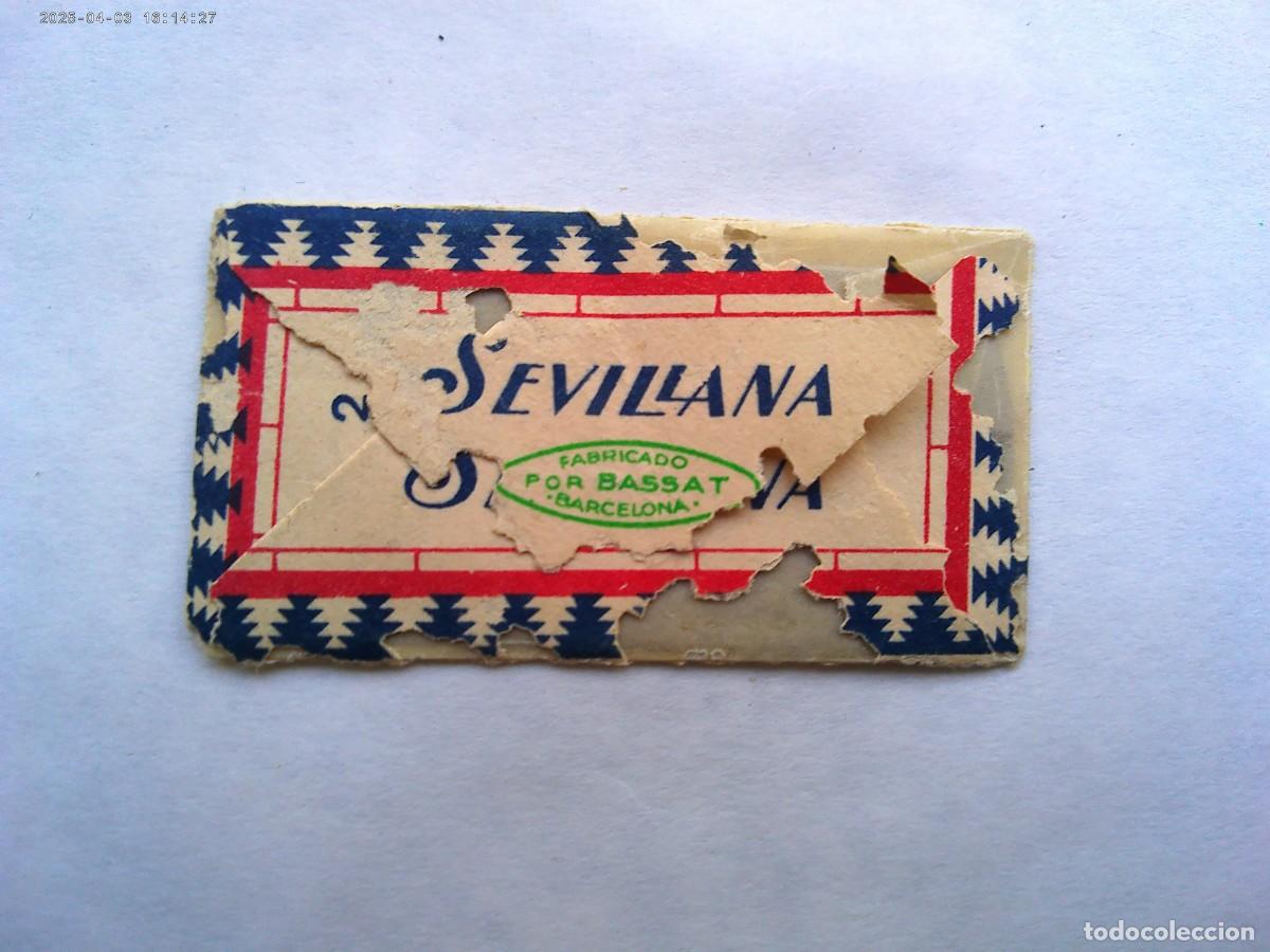 Antig&uuml;edades: HOJA DE AFEITAR &uml; LA SEVILLANA &uml;, SIN USAR - Foto 2