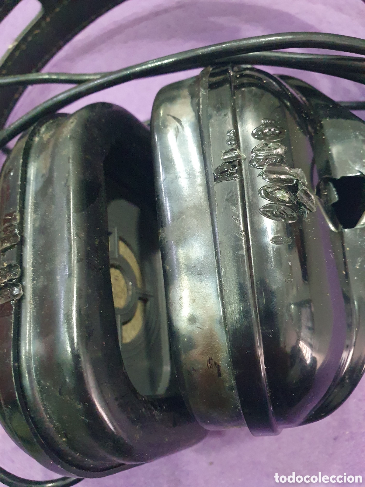 Antig&uuml;edades: Auriculares vintage. (L122) - Foto 5