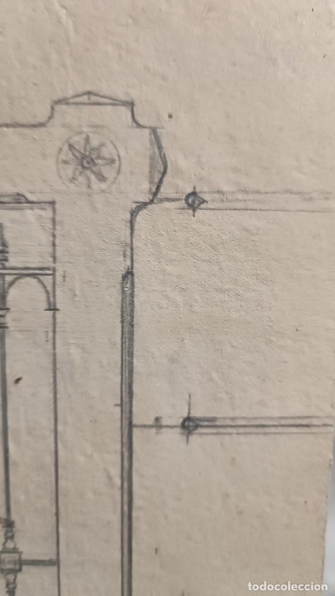 Antig&uuml;edades: Boceto Reja de Forja (Dibujado a Mano) - Foto 4