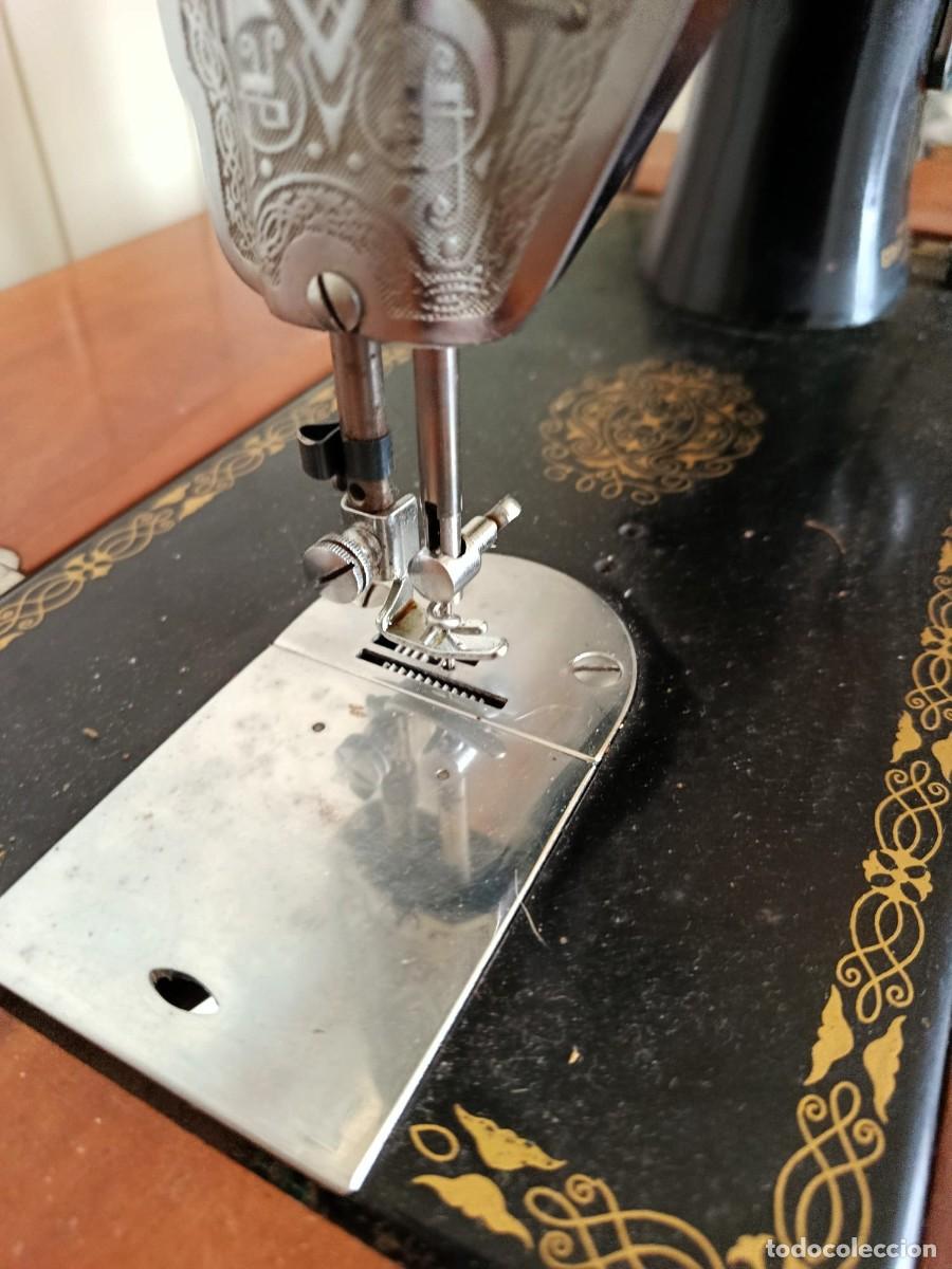 Antig&uuml;edades: MAQUINA DE COSER SIGMA CON MESA ORIGINAL. - Foto 4