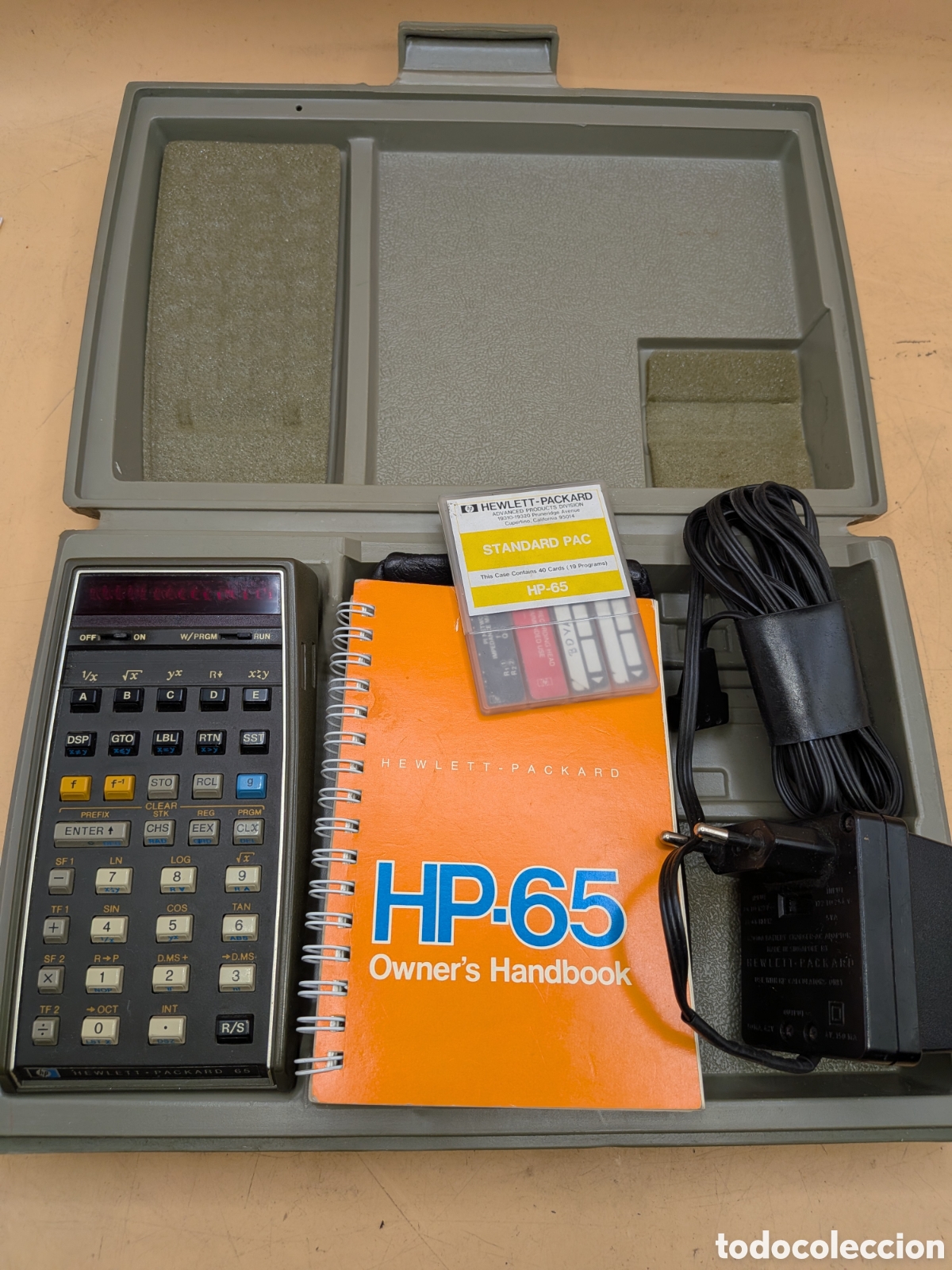 Antig&uuml;edades: HP-65 CALCULADORA COLECCI&Oacute;N INSTRUCCIONES MALETIN