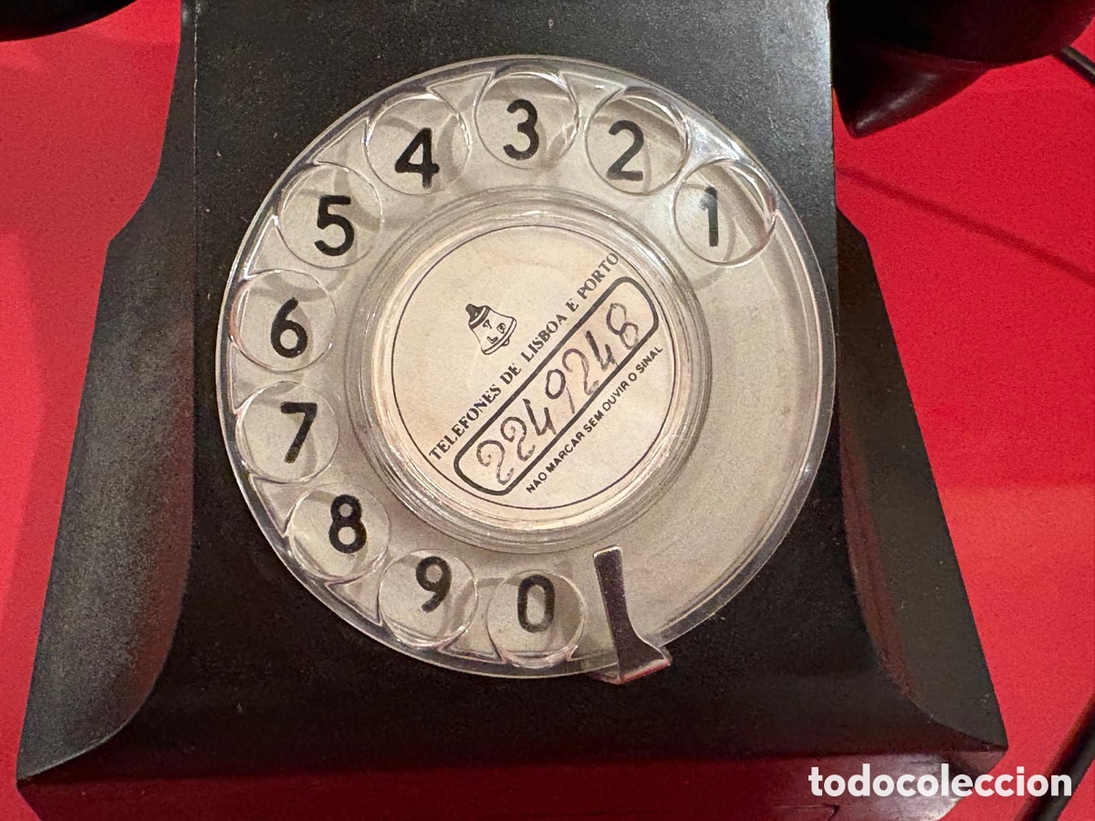 Tel&eacute;fonos: Tel&eacute;fono antiguo de baquelita - Foto 4