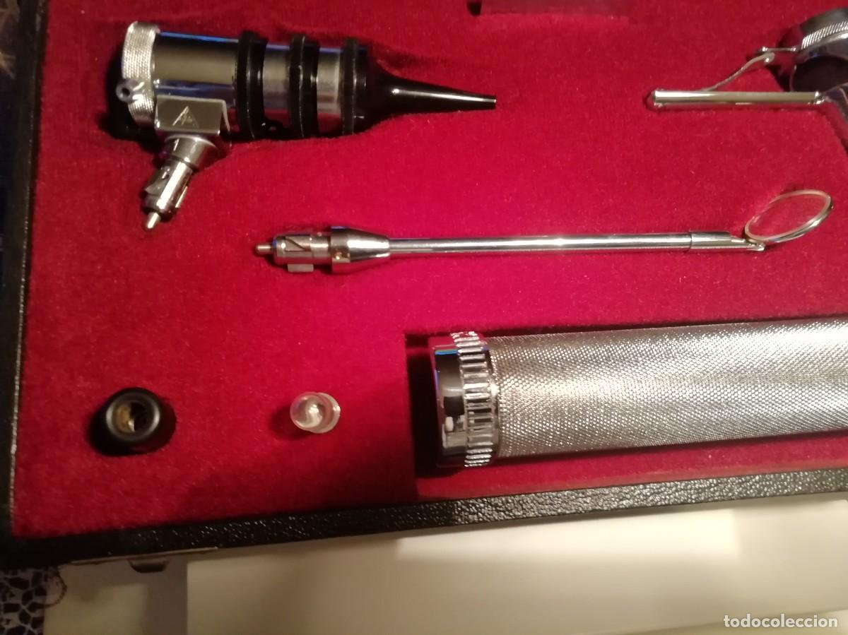 Antig&uuml;edades: EQUIPO DE OTORRINOLARINGOLO CON ESTUCHE - Foto 3