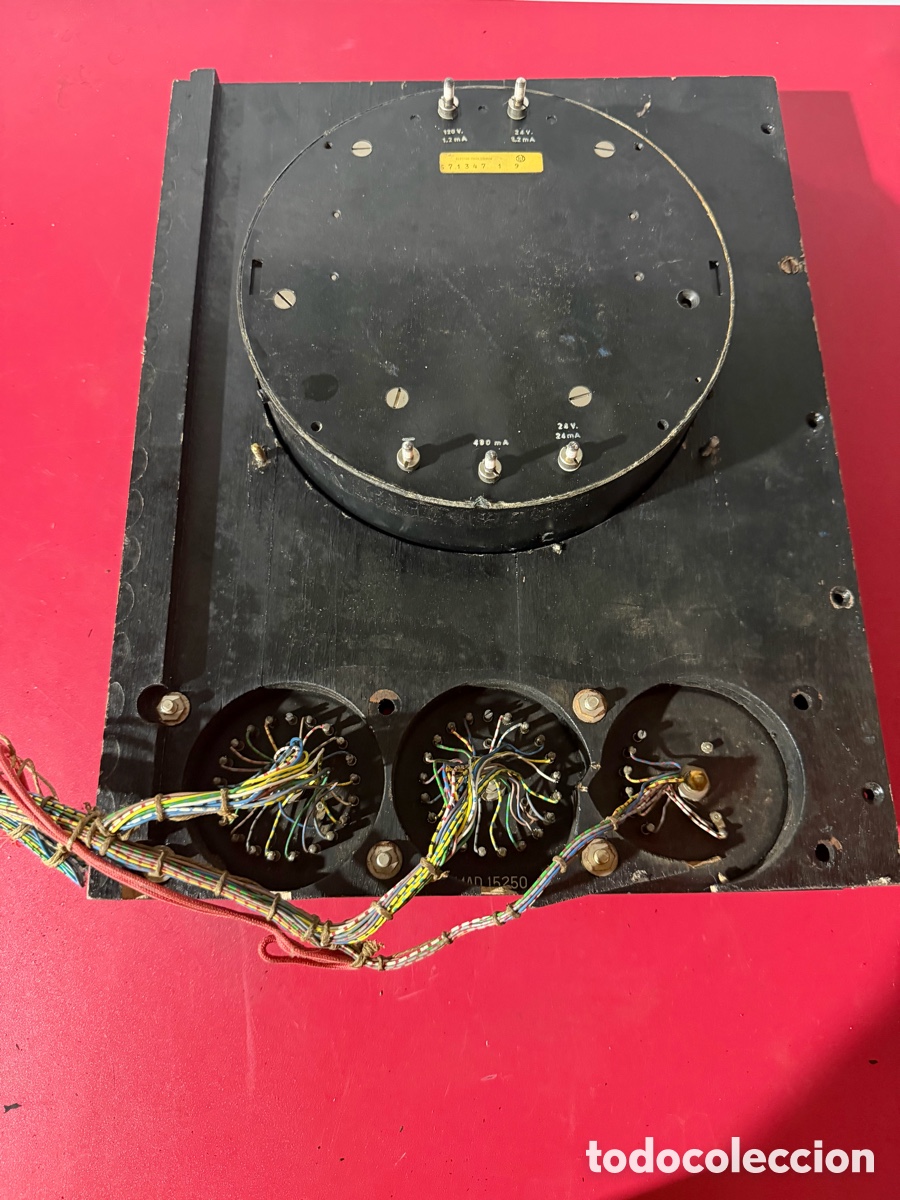 Antig&uuml;edades: Volt&iacute;metro/Miliamper&iacute;metro ELECTRO-TAUB - Foto 4