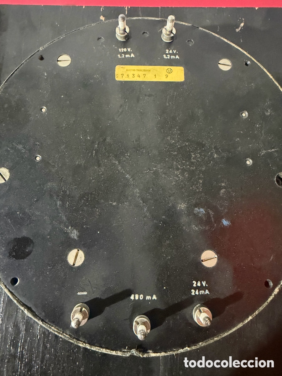 Antig&uuml;edades: Volt&iacute;metro/Miliamper&iacute;metro ELECTRO-TAUB - Foto 5