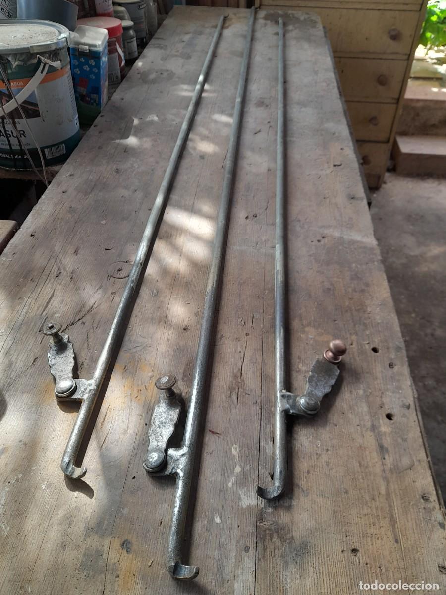 Antiguidades: Una falleba postigo o espa&ntilde;oleta para cierre de ventana o contra ventana/porticon de madera