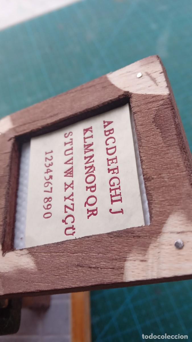 Antig&uuml;edades: MAQUETA IMPRENTA DE GUTENBERG A&Ntilde;O 1450 - MODELO E - Foto 7