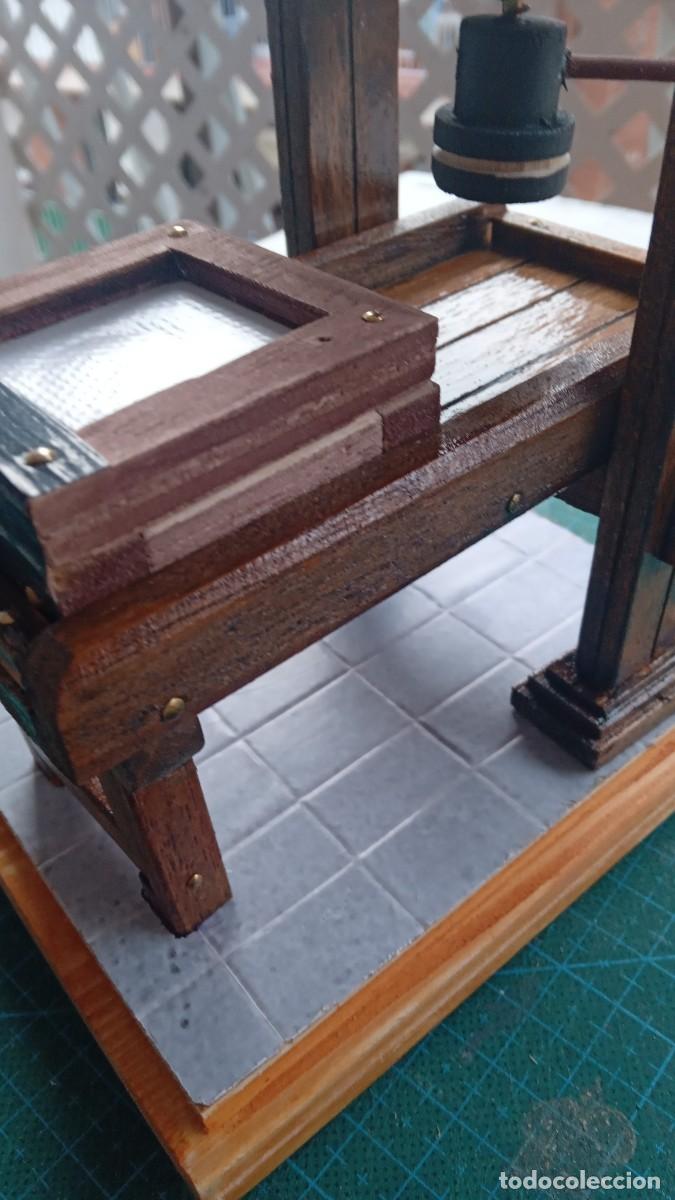 Antig&uuml;edades: MAQUETA IMPRENTA DE GUTENBERG A&Ntilde;O 1450 - MODELO E - Foto 8