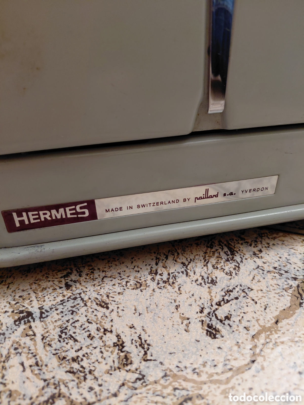 Antig&uuml;edades: M&aacute;quina de escribir Hermes Media 3 - Foto 9