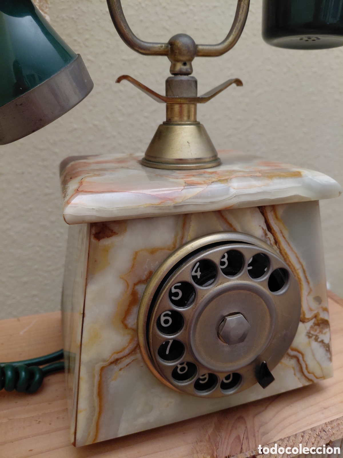 Tel&eacute;fonos: Tel&eacute;fono antiguo de m&aacute;rmol - Foto 4