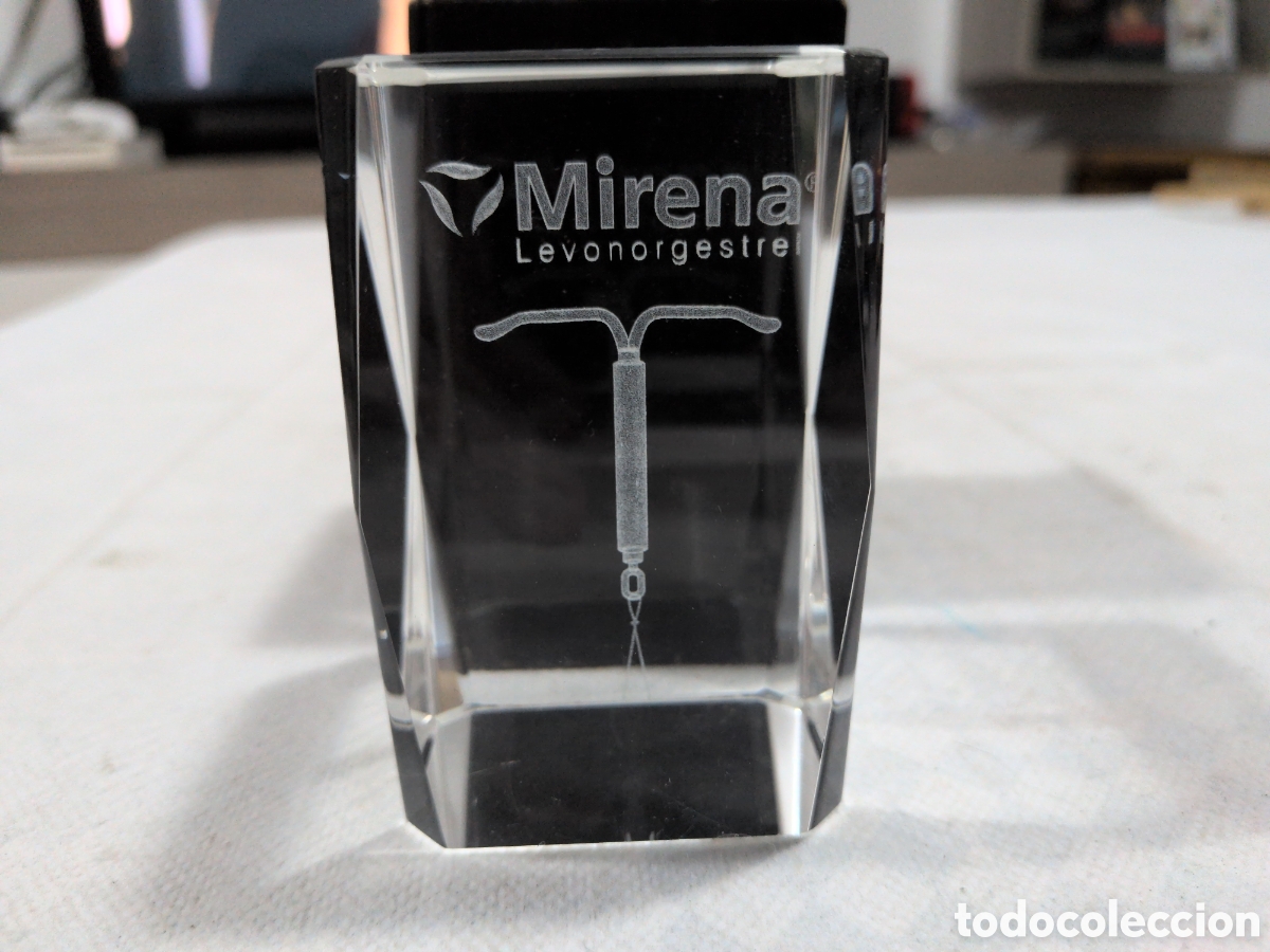 Antig&uuml;edades: Pisapapeles de cristal de Laboratorio MIRENA - Foto 2