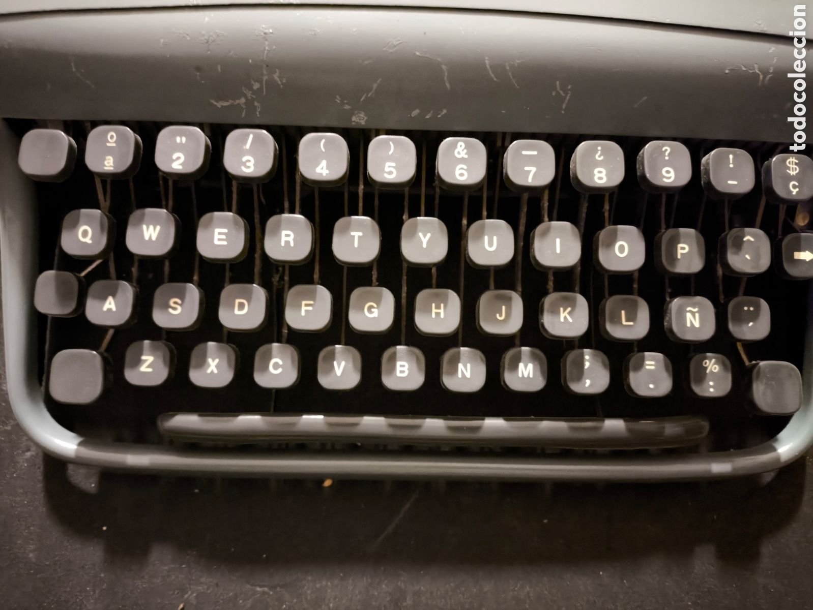 Antig&uuml;edades: Maquina escribir olivetti pluma 22 - Foto 2