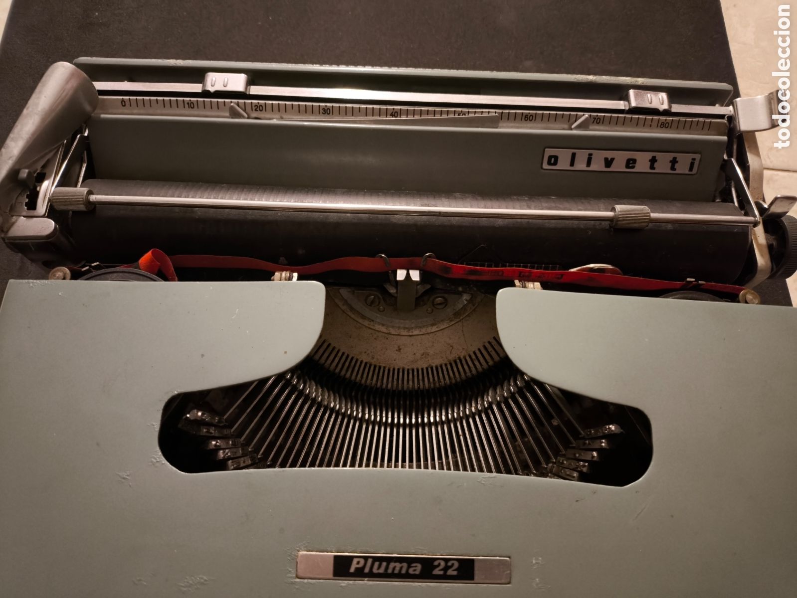 Antig&uuml;edades: Maquina escribir olivetti pluma 22 - Foto 4