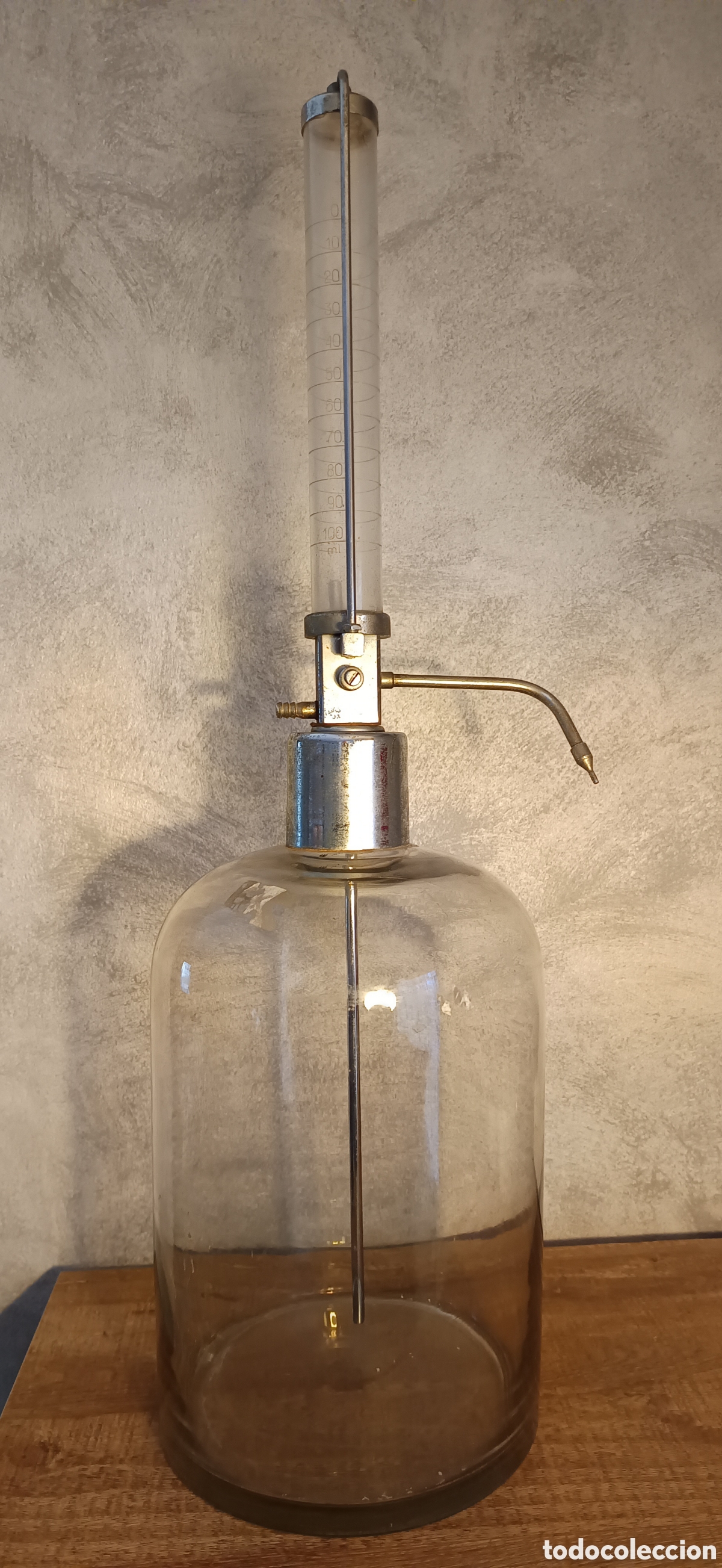 Antiguidades: ANTIGUO DEPOSITO DISPENSADOR DE FARMACIA DE AGUA DE COLONIA Y PERFUME. SE COLOCABAN EN EL MOSTRADOR