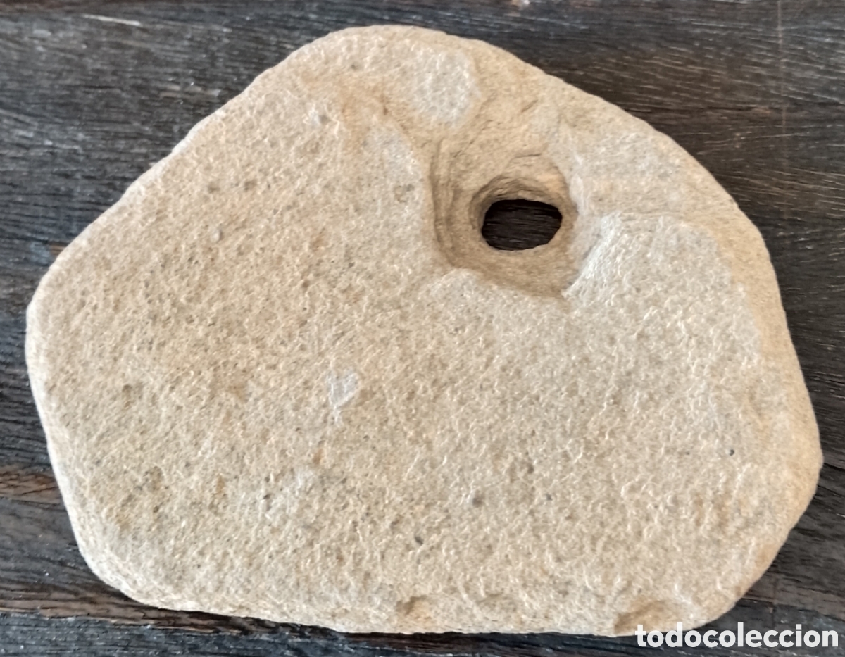 Antig&uuml;edades: A-Pesa de piedra pizarra - Foto 1