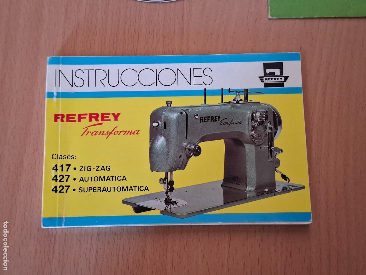 Antig&uuml;edades: LIBRETA DE INSTRUCCIONES+DISKETTE SELECTOR AUTOMATICA DE MAQUINA DE COSER REFREY - Foto 3