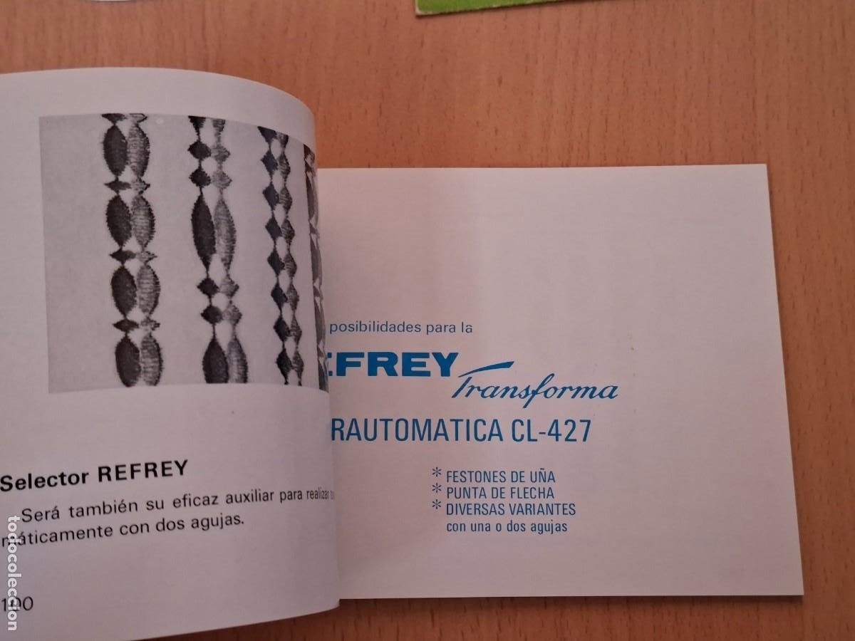 Antig&uuml;edades: LIBRETA DE INSTRUCCIONES+DISKETTE SELECTOR AUTOMATICA DE MAQUINA DE COSER REFREY - Foto 6