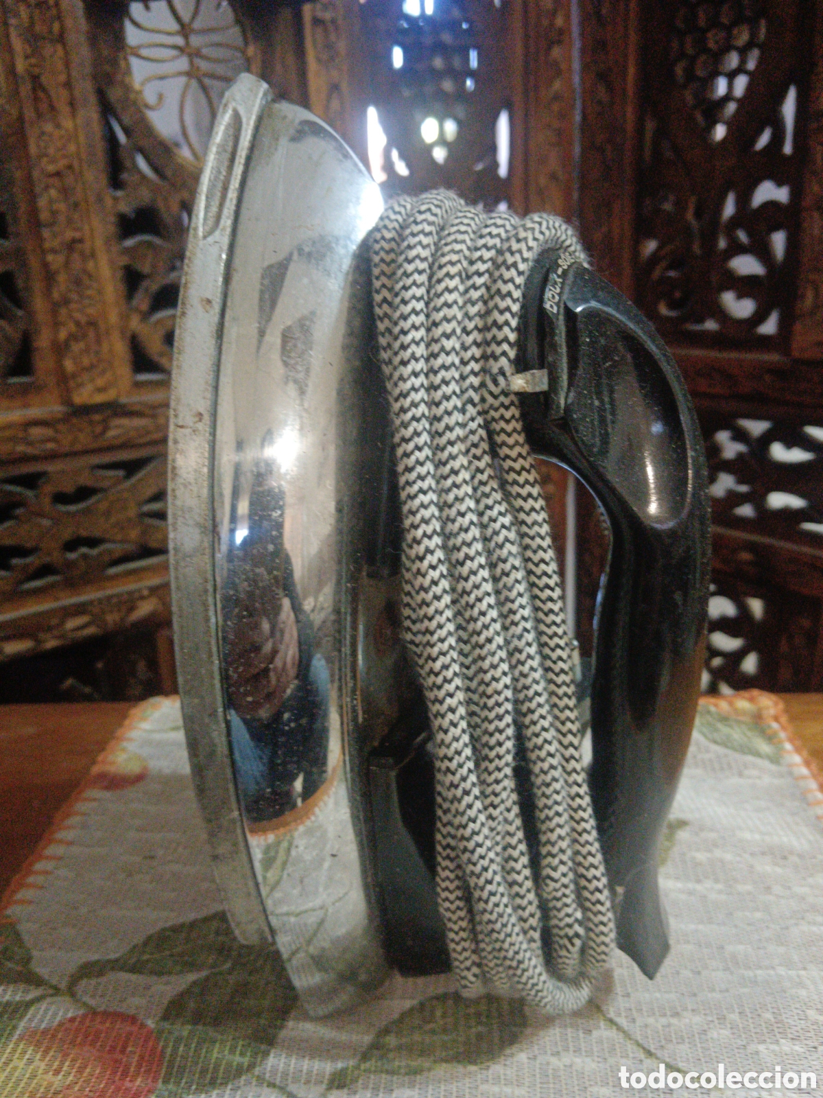 Antig&uuml;edades: Plancha el&eacute;ctrica vintage