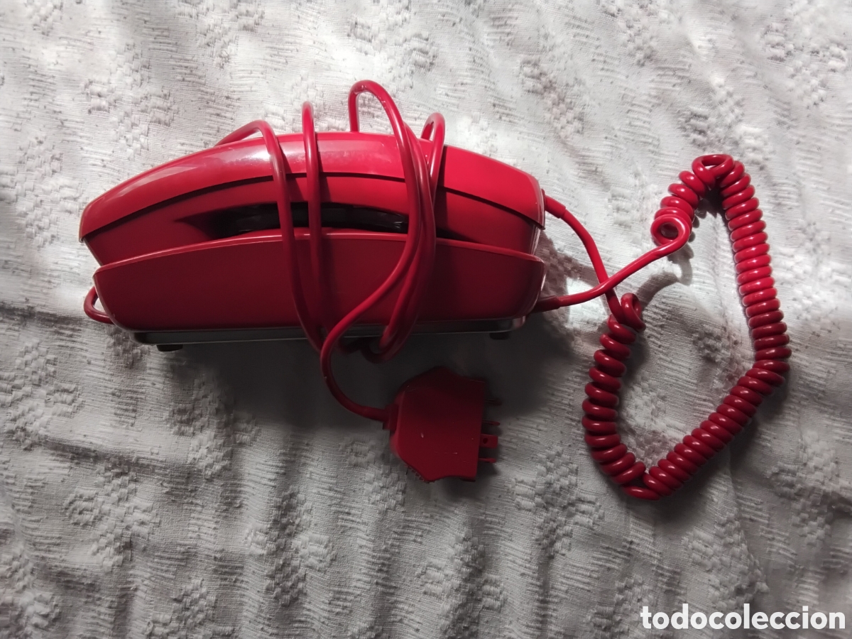 Tel&eacute;fonos: TELEFONO ROJO TIPO GONDOLA TELEFONICA - Foto 4