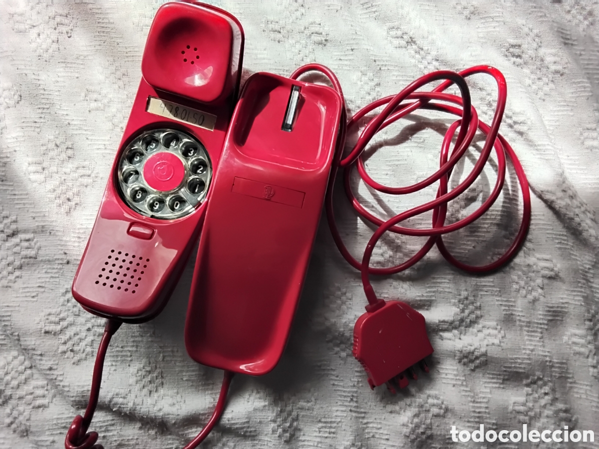 Tel&eacute;fonos: TELEFONO ROJO TIPO GONDOLA TELEFONICA - Foto 5