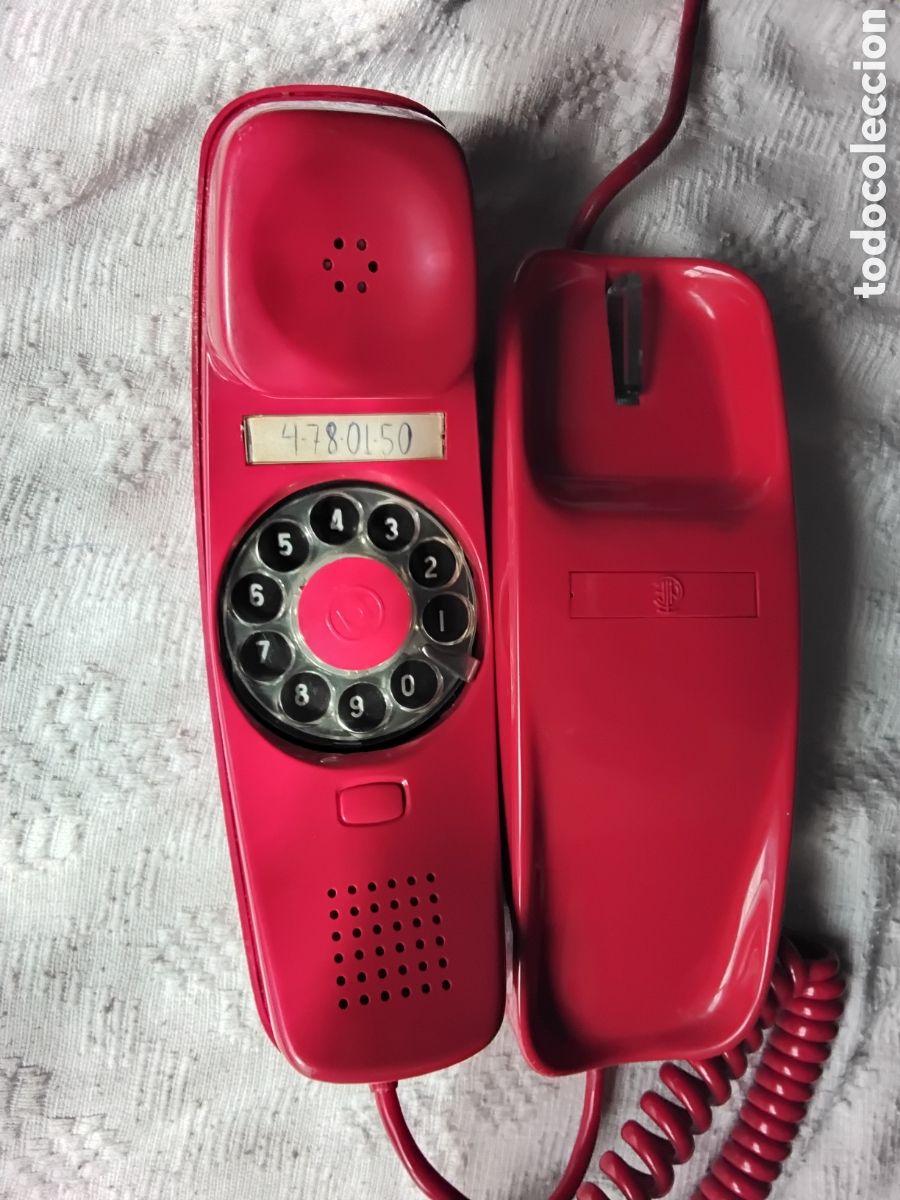 Tel&eacute;fonos: TELEFONO ROJO TIPO GONDOLA TELEFONICA