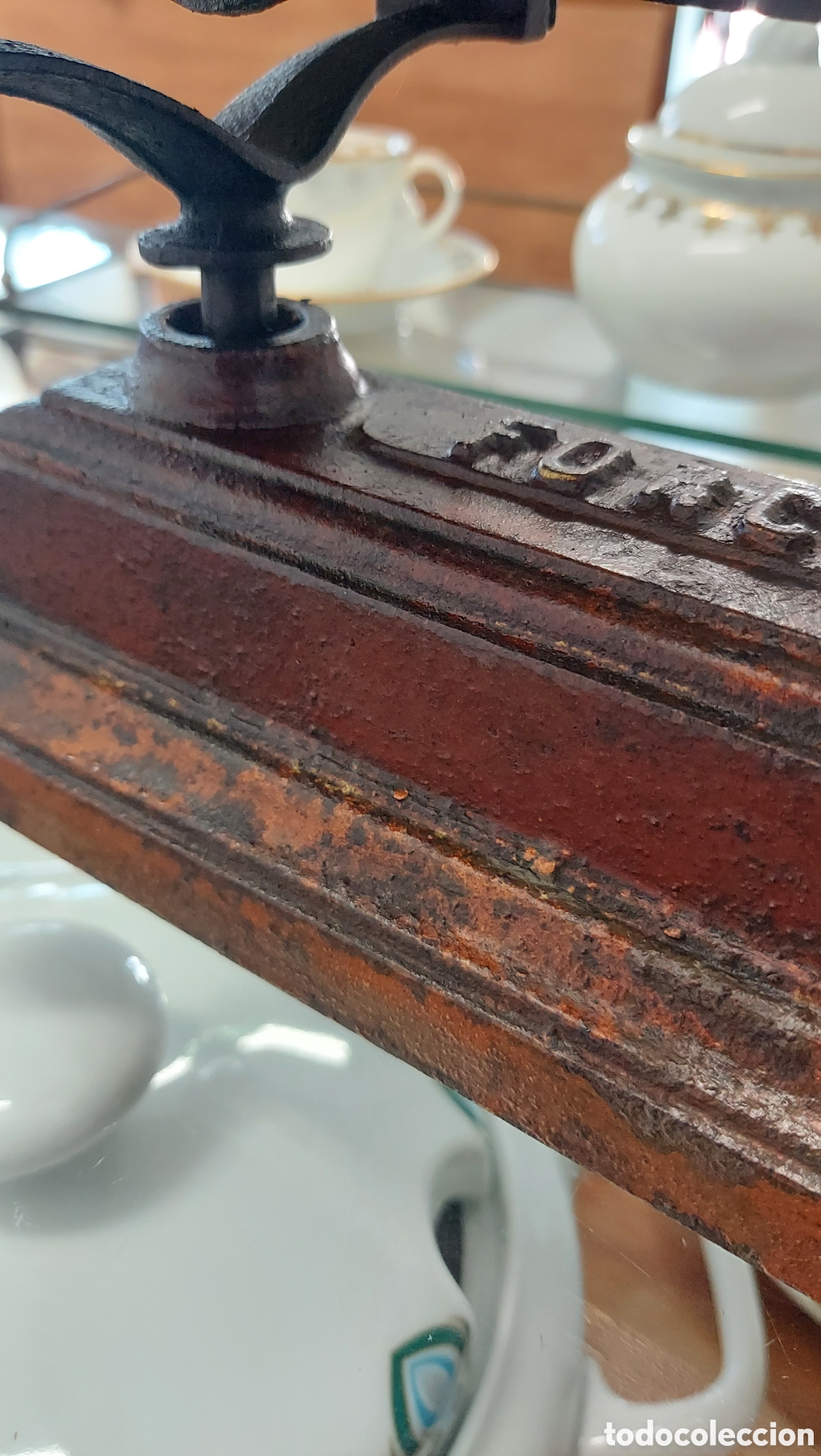 Antig&uuml;edades: Balanza de hierro fundido S.XIX - Foto 5