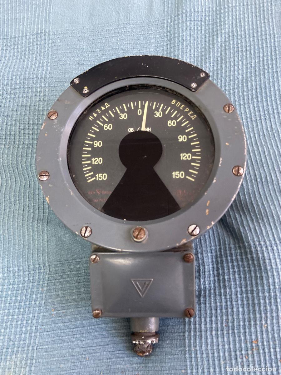 Antig&uuml;edades: TACHOMETRO DE SUBMARINO SOVI&Eacute;TICO - Foto 1