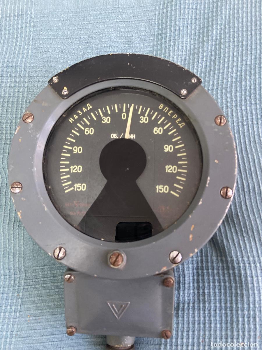 Antig&uuml;edades: TACHOMETRO DE SUBMARINO SOVI&Eacute;TICO - Foto 2