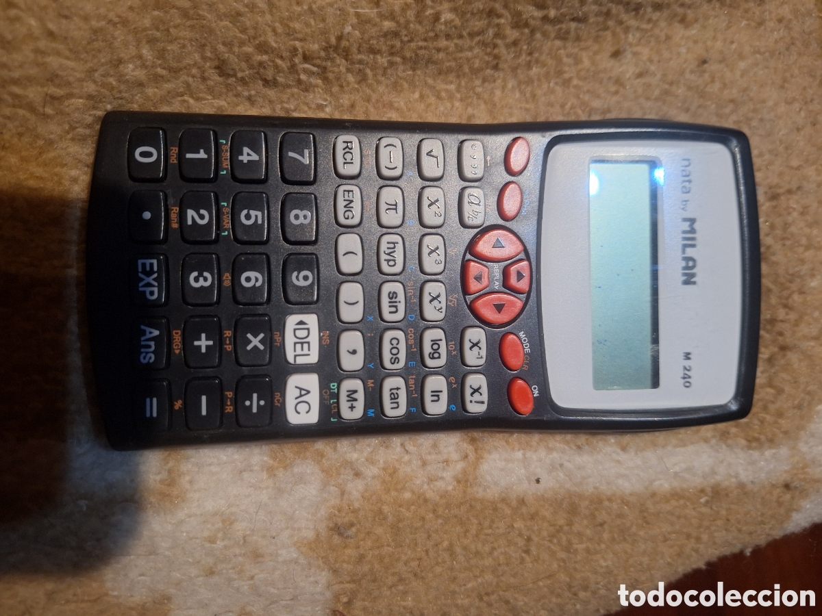 Antig&uuml;edades: Calculadora cient&iacute;fica M240 Nata By Milan - Foto 1