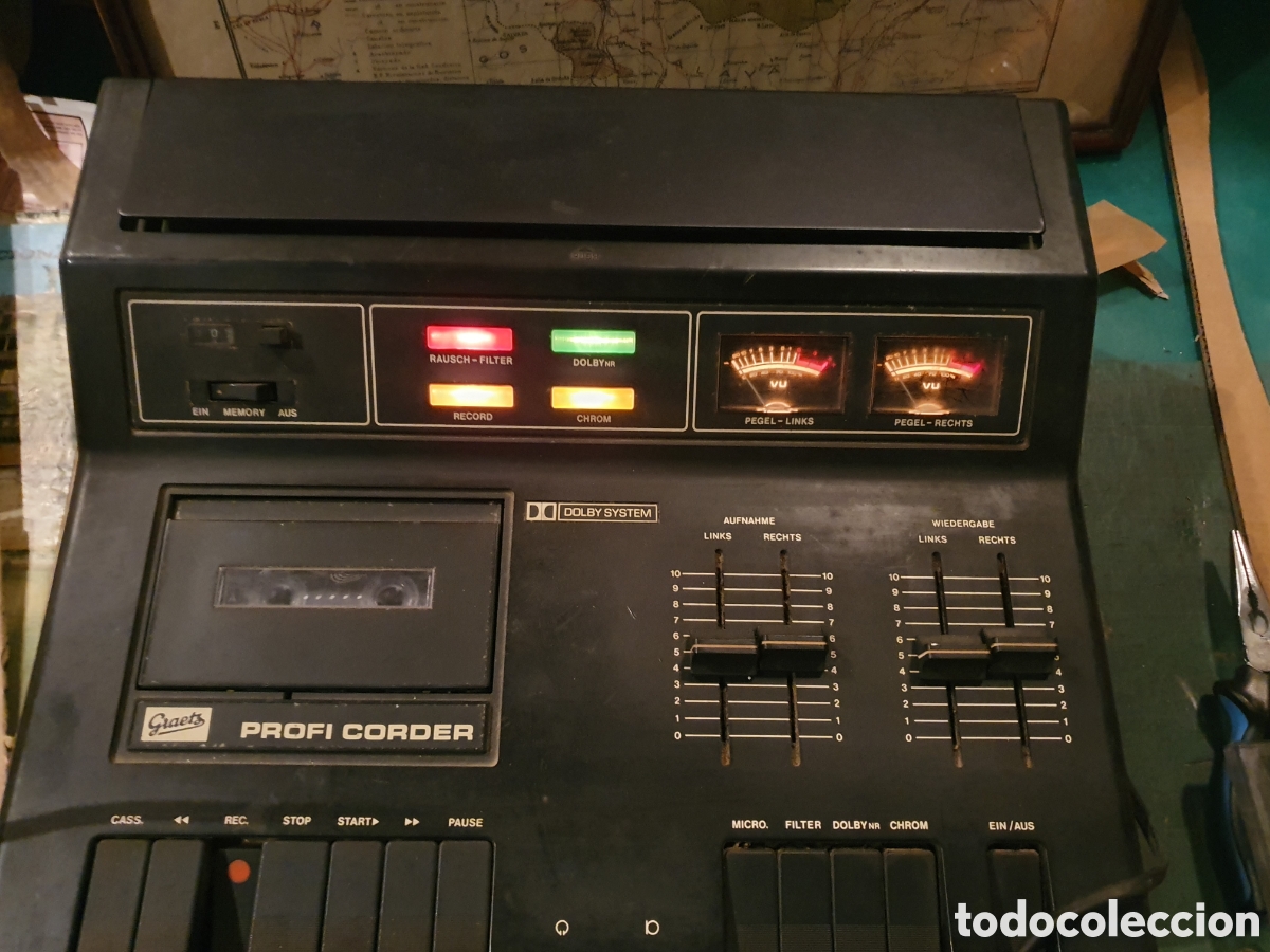 Antig&uuml;edades: GRAETZ PROFI CORDER 306. DOLBY SYSTEM. FABRICADO EN ALEMANIA 1975.