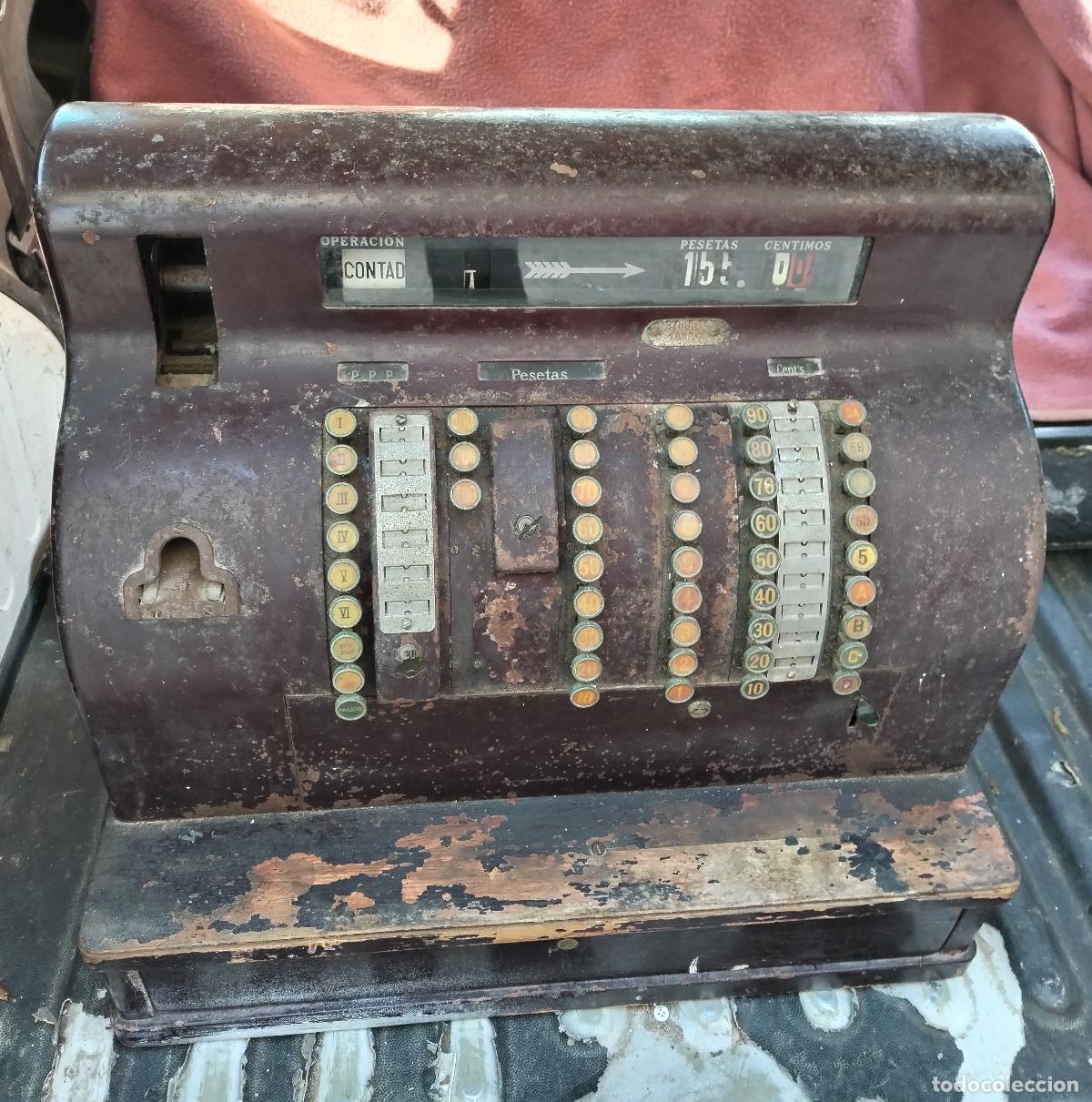 Antig&uuml;edades: Caja Registradora NATIONAL - Foto 1
