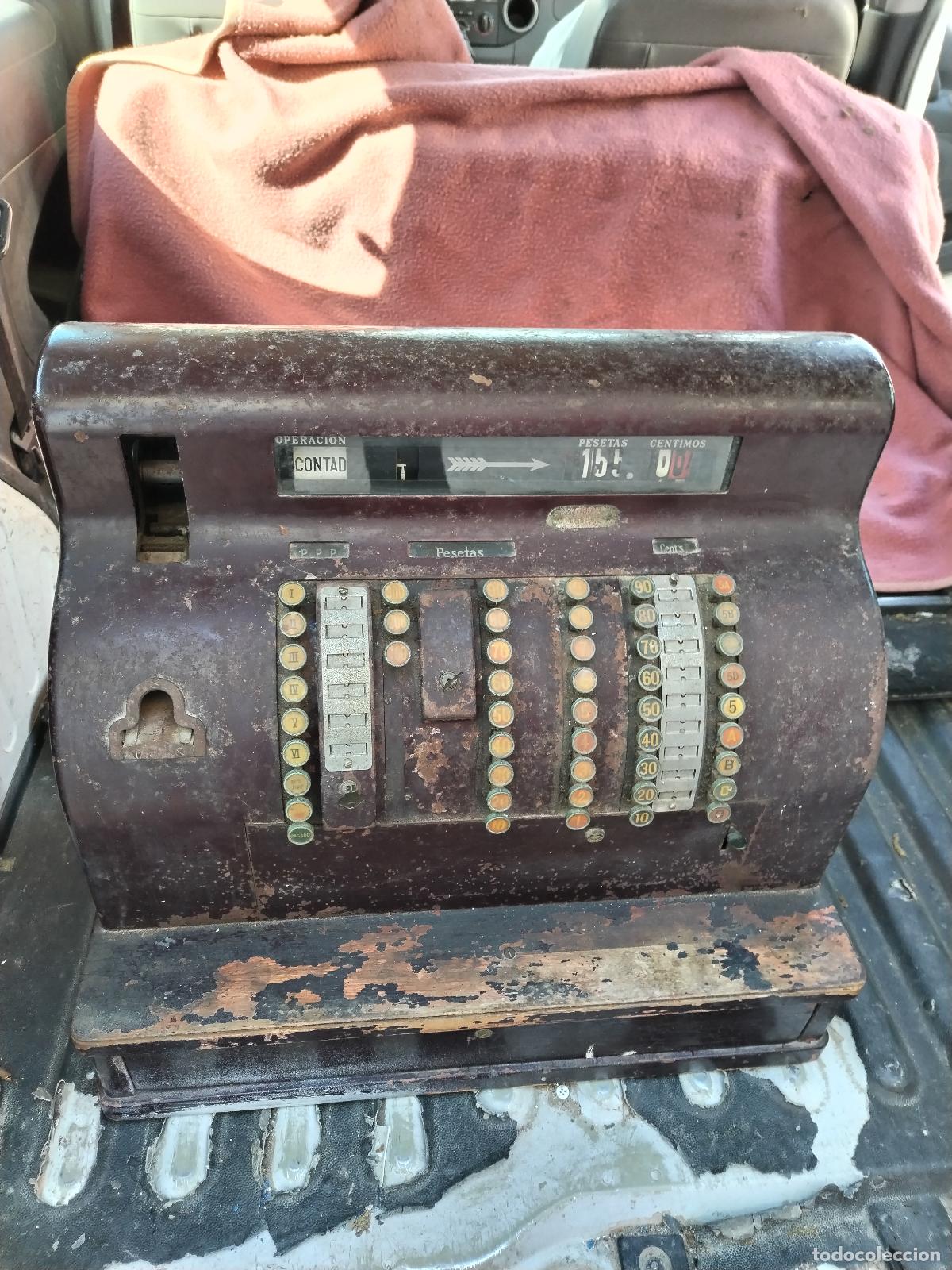 Antig&uuml;edades: Caja Registradora NATIONAL - Foto 7