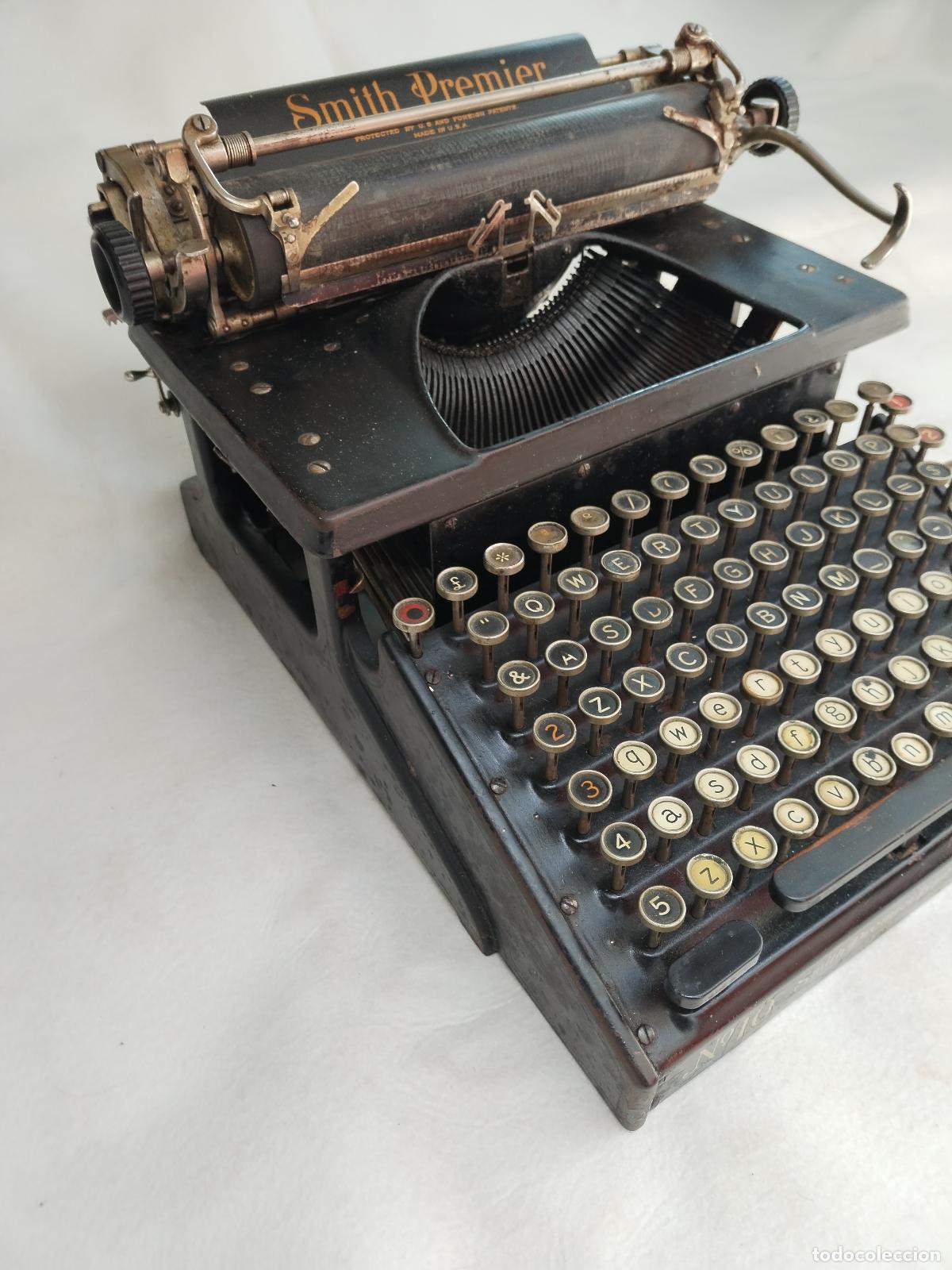 Antig&uuml;edades: MAQUINA DE ESCRIBIR SMITH PREMIER N&ordm;10 TYPEWRITER. - Foto 4