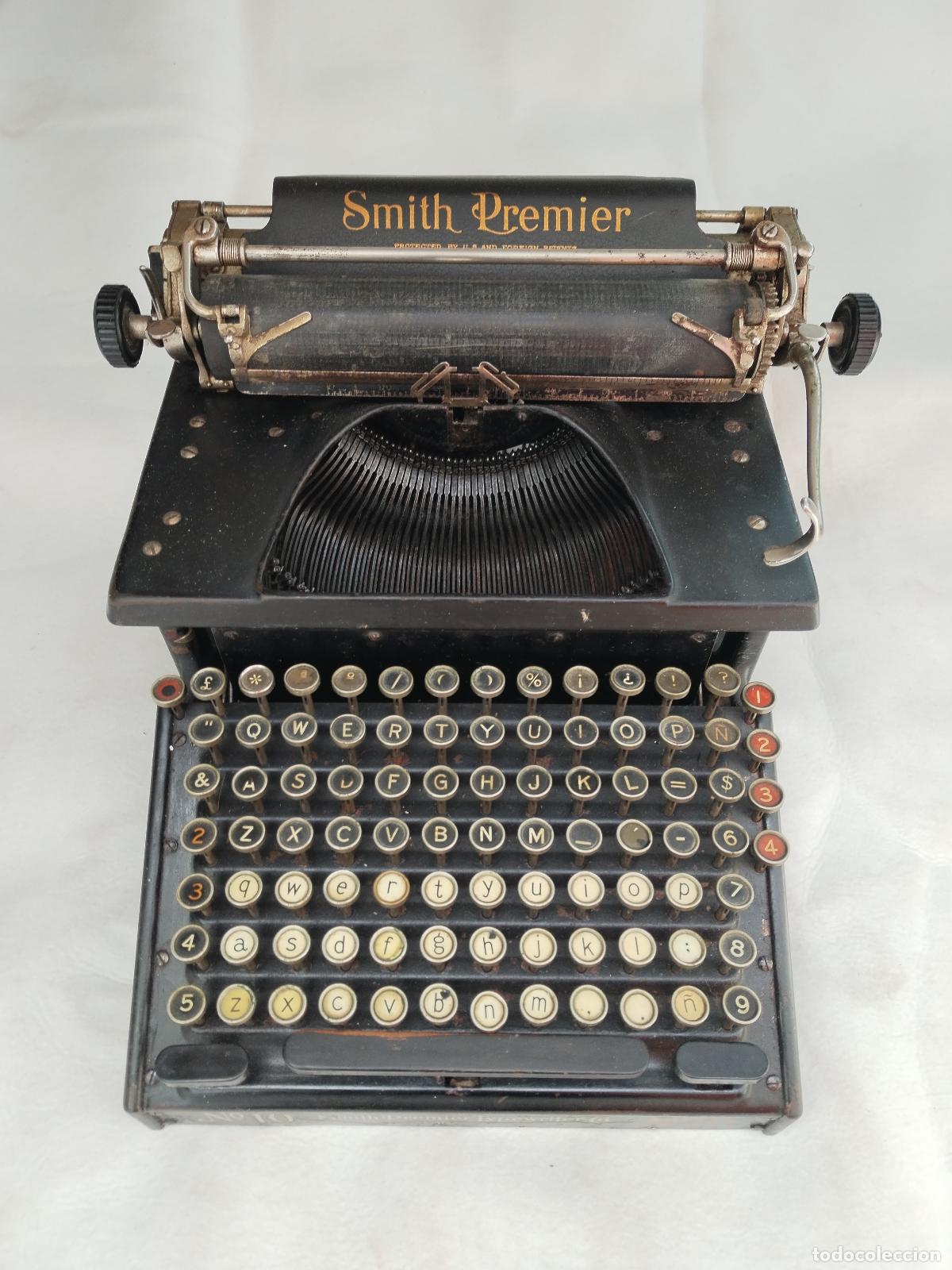 Antig&uuml;edades: MAQUINA DE ESCRIBIR SMITH PREMIER N&ordm;10 TYPEWRITER. - Foto 7