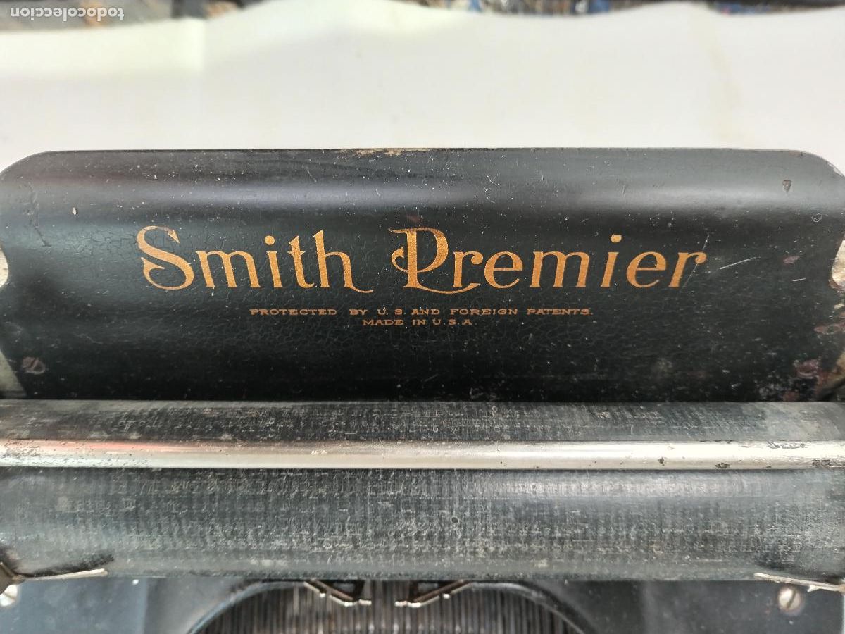 Antig&uuml;edades: MAQUINA DE ESCRIBIR SMITH PREMIER N&ordm;10 TYPEWRITER. - Foto 8