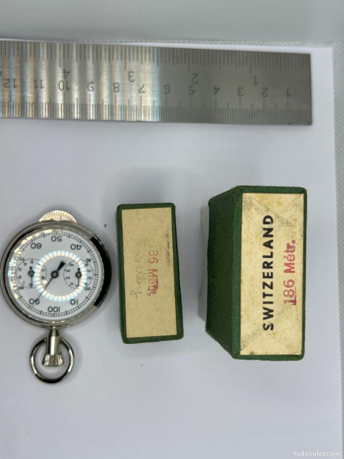Antig&uuml;edades: CURV&Iacute;METRO SUIZO DERBY CON CAJA ORIGINAL - Foto 4