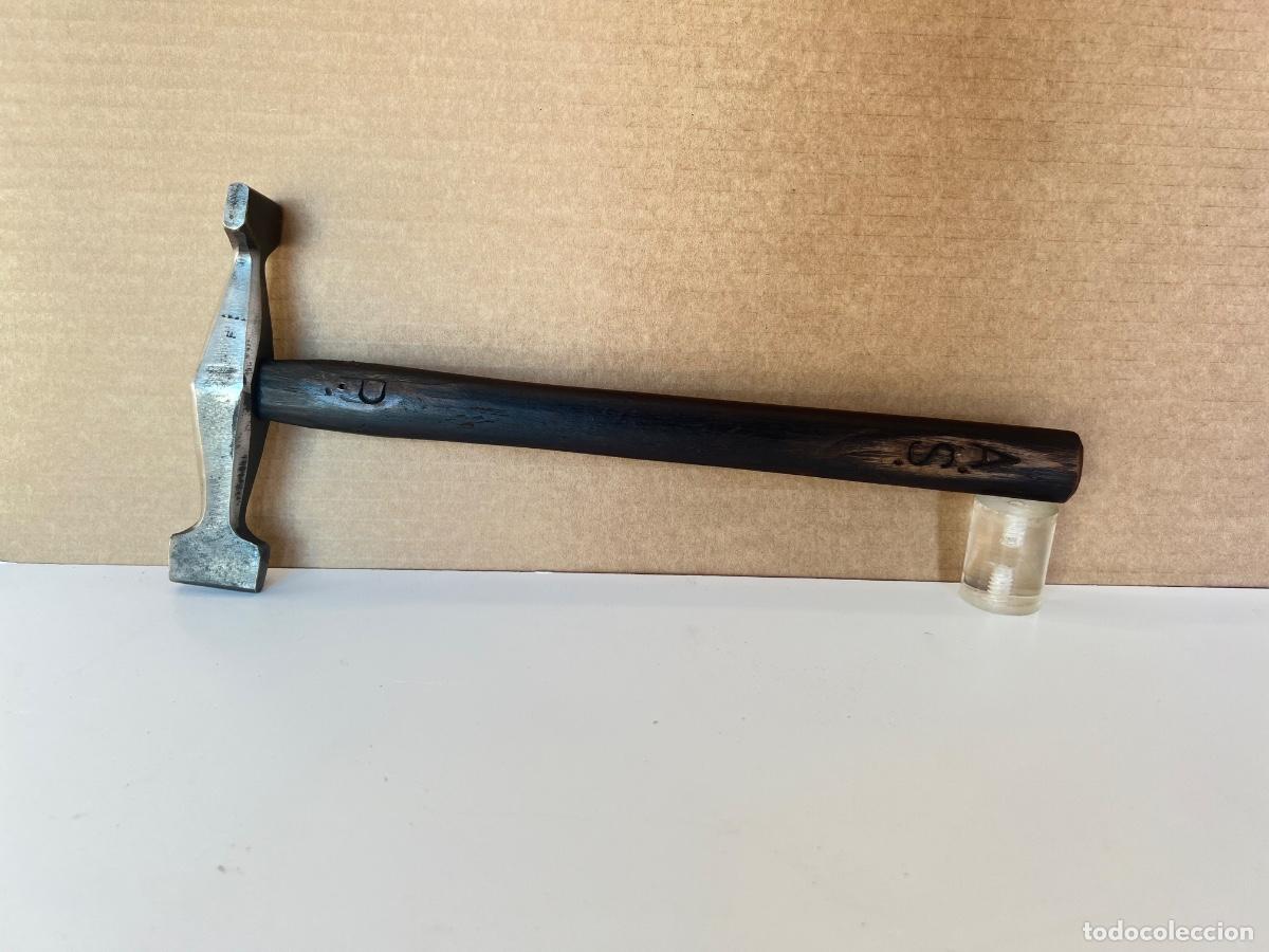 Antig&uuml;edades: Martillo de chapista 15 cm de hierro - Foto 4