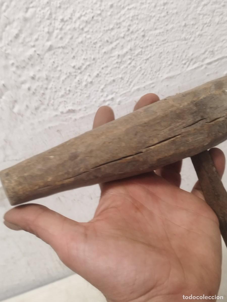 Antig&uuml;edades: Antigua gran barrena, herramienta de carpintero. - Foto 8