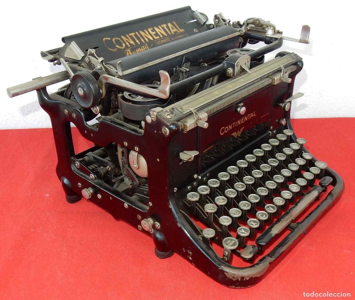 Antig&uuml;edades: M&aacute;quina de escribir CONTINENTAL - c 1920 - Foto 3