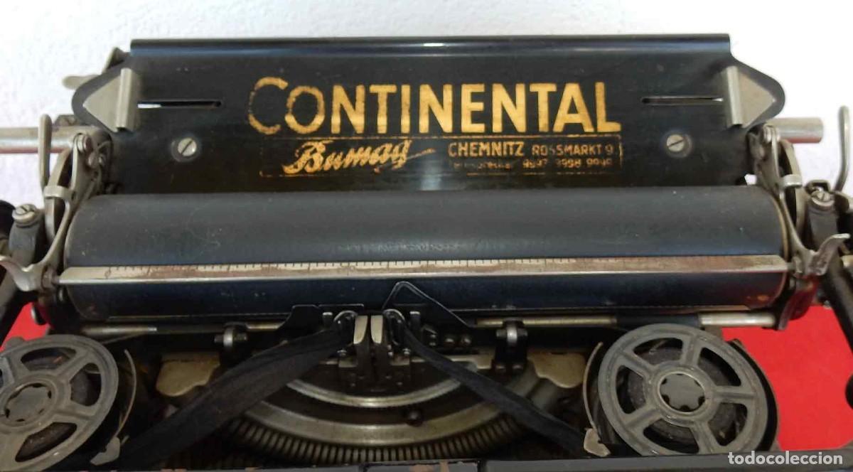 Antig&uuml;edades: M&aacute;quina de escribir CONTINENTAL - c 1920 - Foto 7