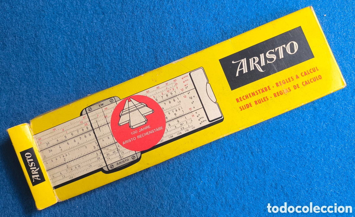 Antig&uuml;edades: ARISTO REGLA DE C&Aacute;LCULO CAJA E INSTRUCCIONES - Foto 5