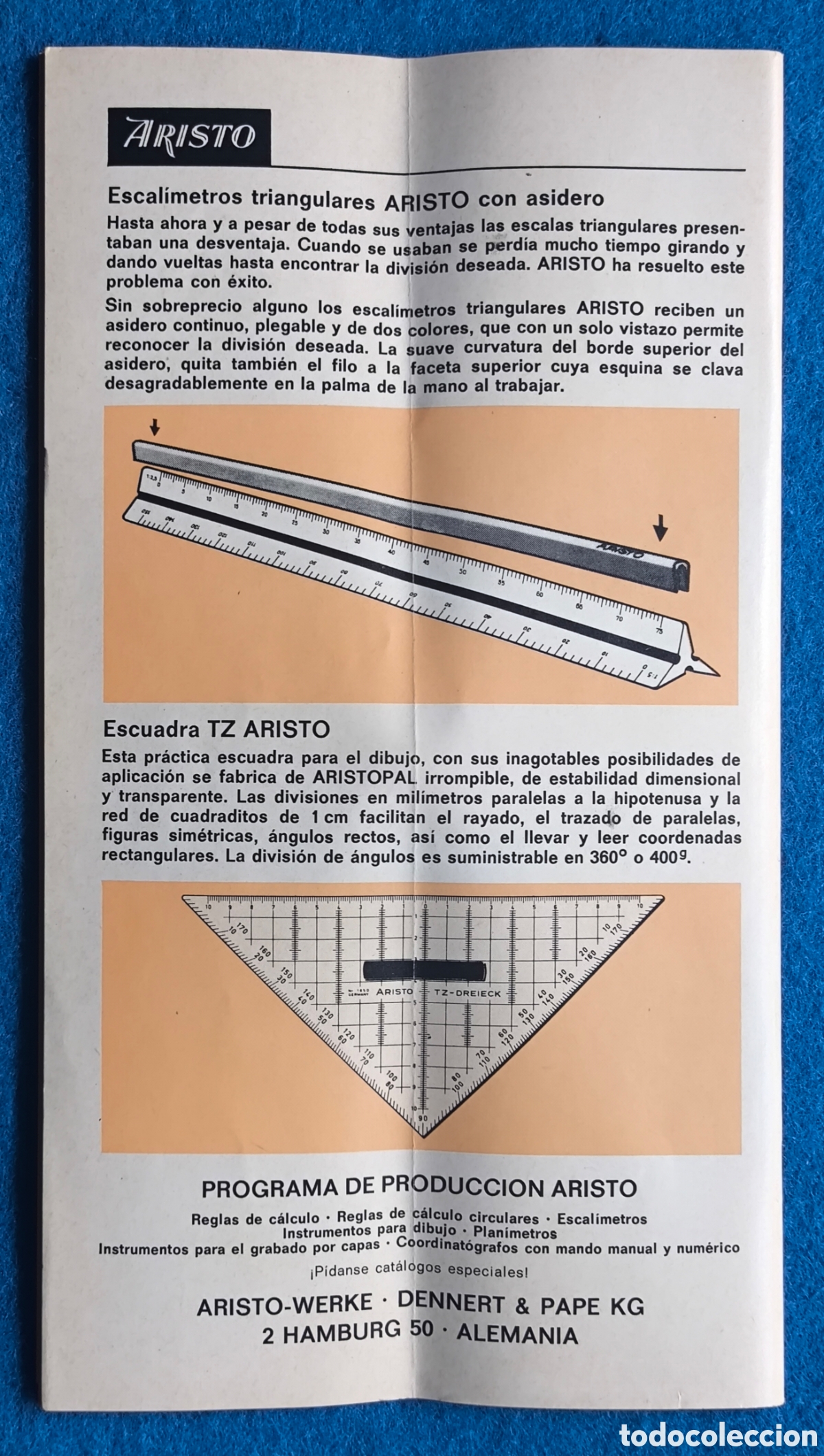Antig&uuml;edades: ARISTO REGLA DE C&Aacute;LCULO CAJA E INSTRUCCIONES - Foto 8