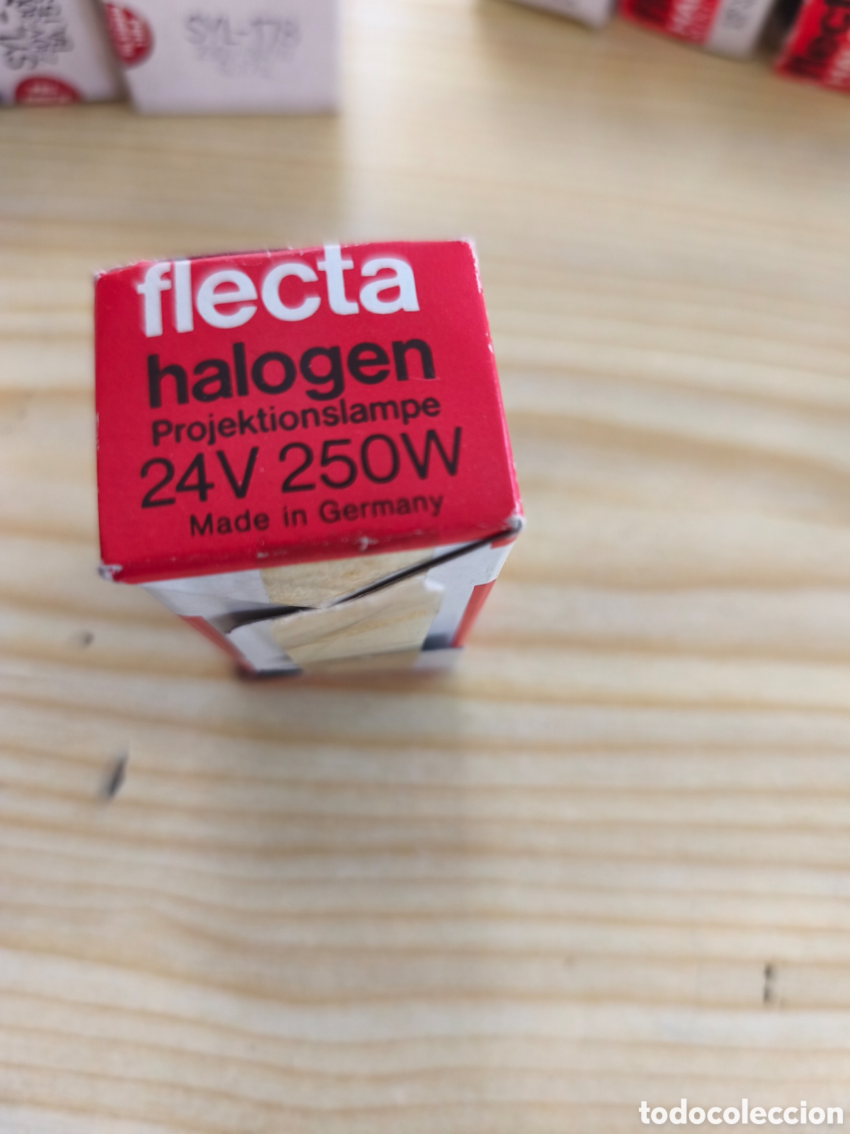Antig&uuml;edades: Lampara de proyector 24v 250w - Foto 2