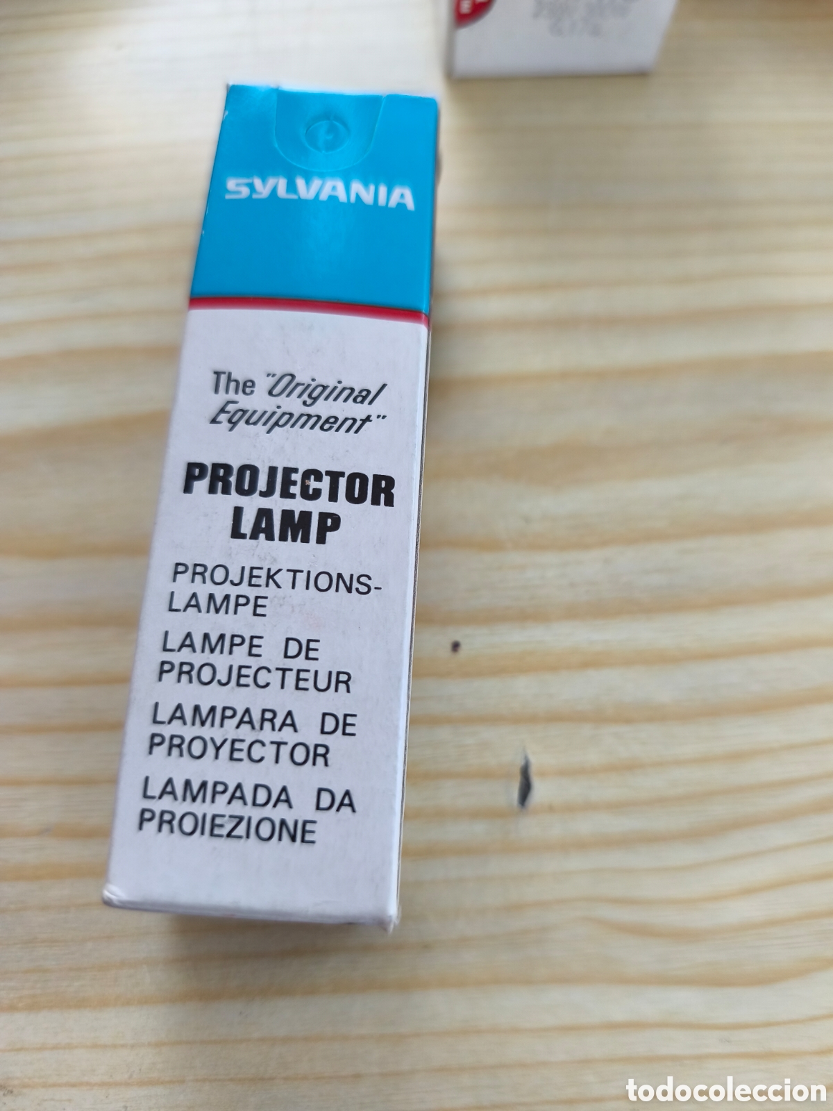 Antig&uuml;edades: Lampara proyector Sylvania 230v 300w - Foto 2