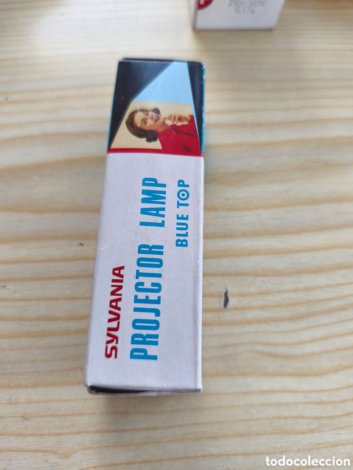 Antig&uuml;edades: Lampara proyector Sylvania 230v 300w