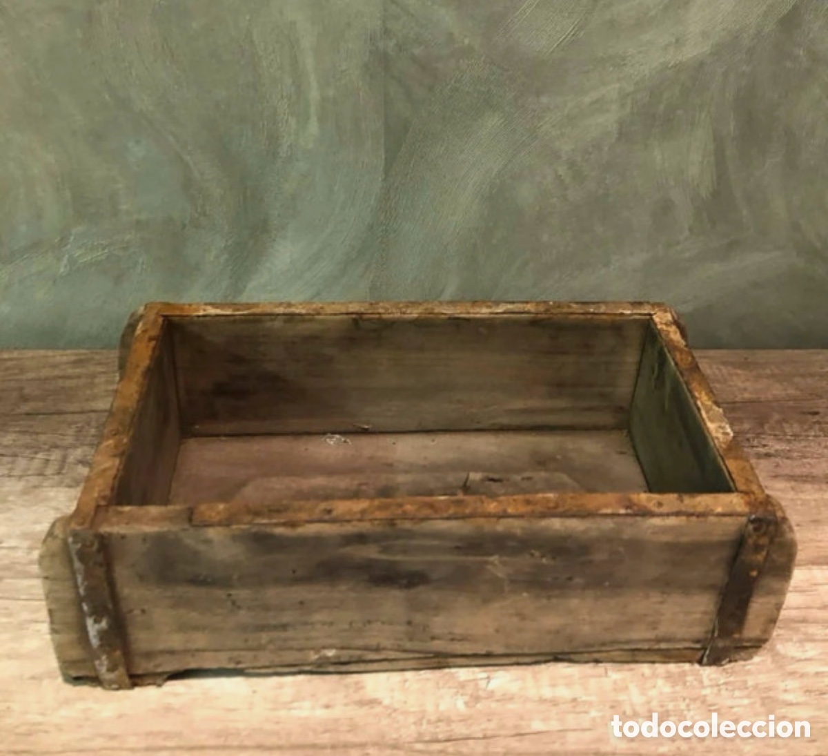 Antig&uuml;edades: Antiguo molde de madera para ladrillos - Foto 2
