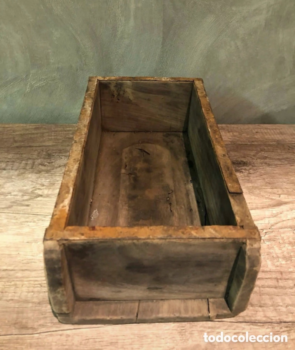 Antig&uuml;edades: Antiguo molde de madera para ladrillos - Foto 3