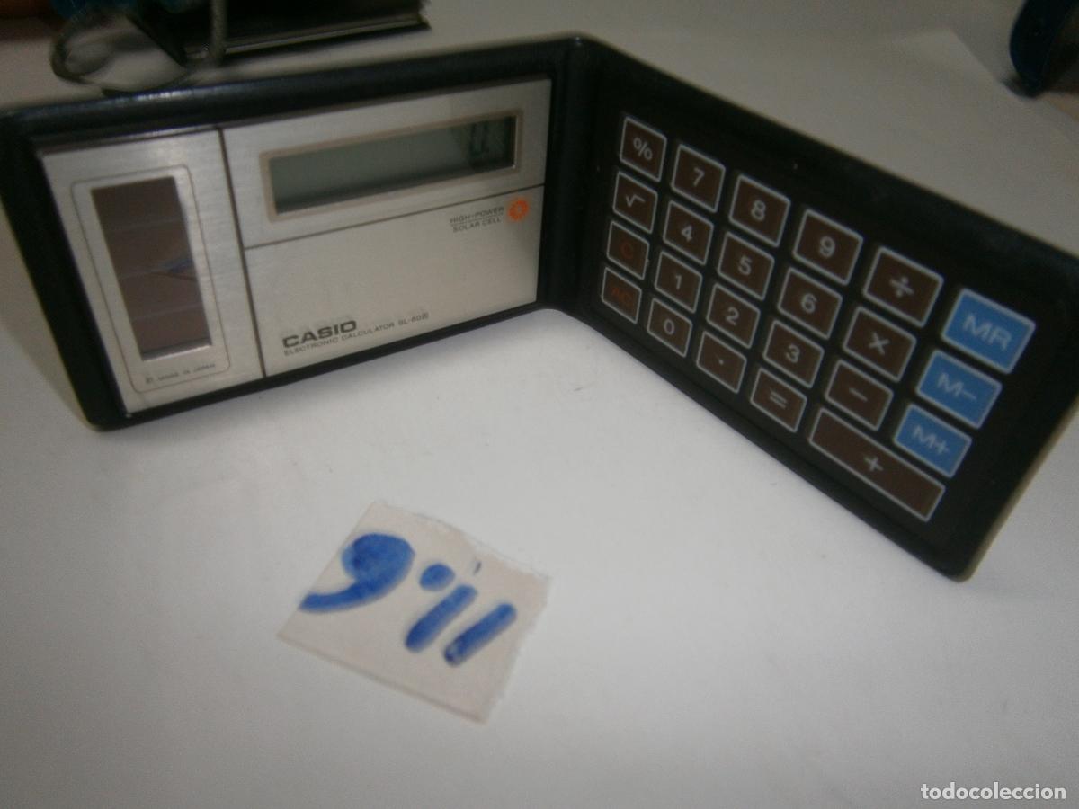 Antig&uuml;edades: ANTIGUA CALCULADORA CASIO SL-80 - Foto 1