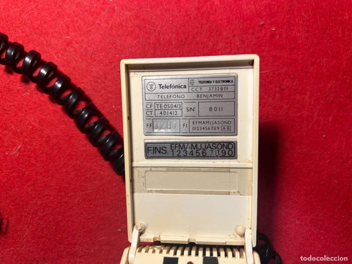 Tel&eacute;fonos: Telefono modelo Benjamin de sobremesa a&ntilde;os 80 de Telyco - Foto 5